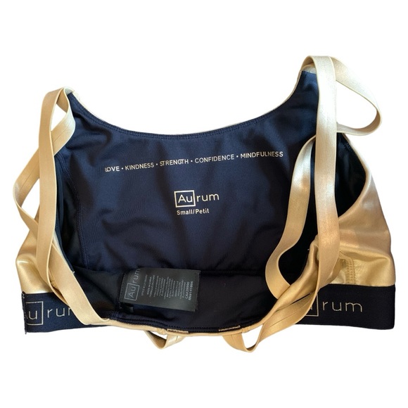 Aurum Sports Bra Gold Size Small - Picture 4 of 6